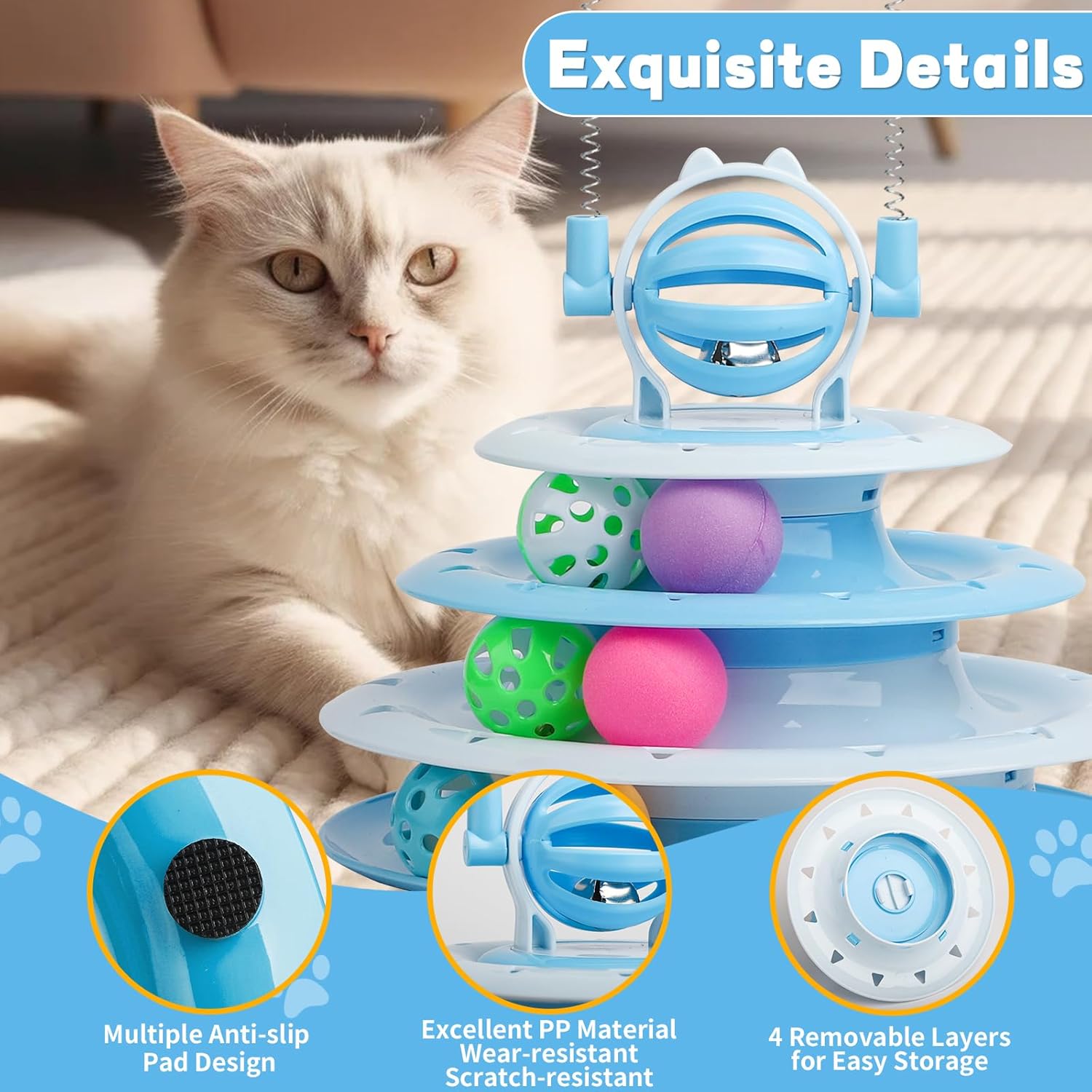 Interactive Cat Puzzle Play Set